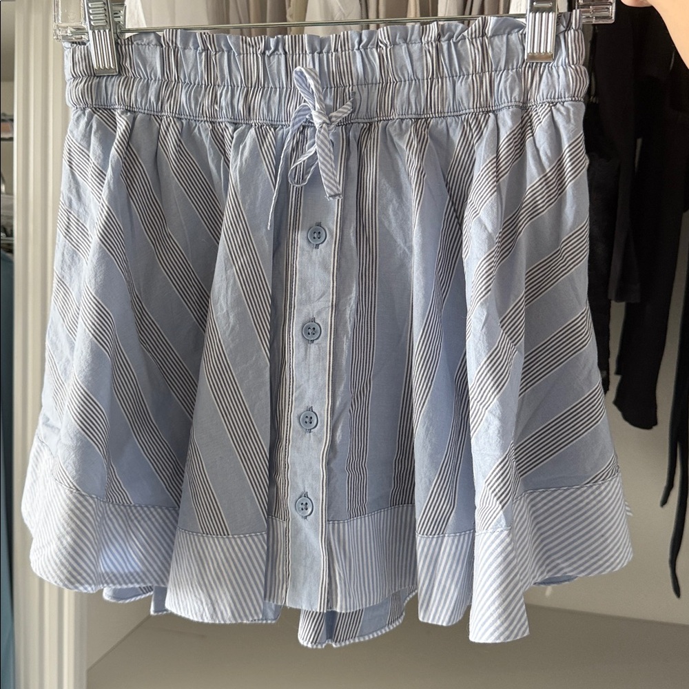 American Eagle Outfitters Light Blue A-Line Skirt